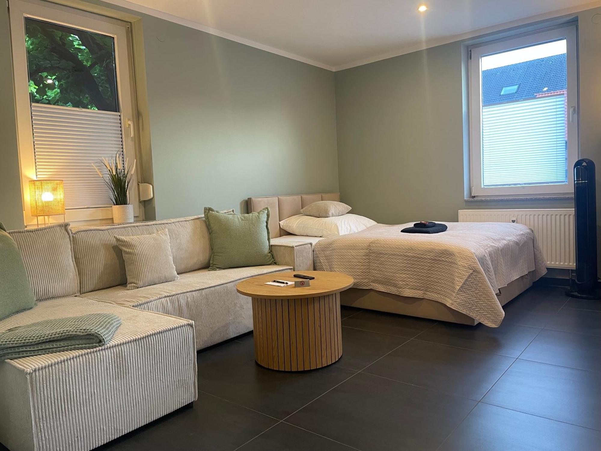 Lightplace • Groessere Gruppen • 4 Einzelzimmer • Boxspring • Smart Tv • Biergarten • Restaurant 布伦瑞克 外观 照片
